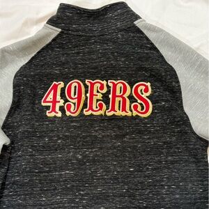 49ers Fanatics XL Zip up Sweater